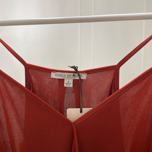 Green Envelope Terracotta Camisole Top large perfect for any occasion - Picture 4 of 7